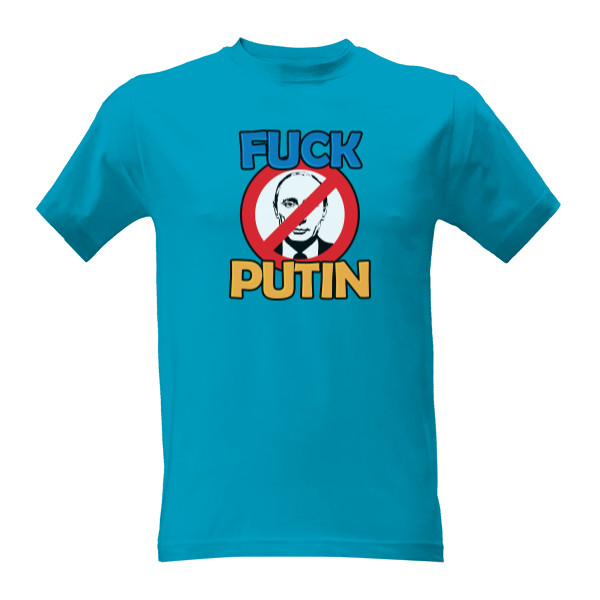 Tričko s potiskem Fuck Putin